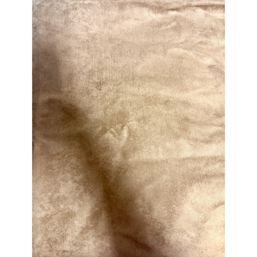 Vintage Dark Brown Faux Suede 29" Wide Upholstery Fabric 4 Yards